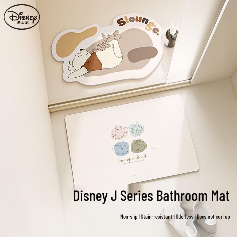 Disney Absorbent Non-Slip Bathroom Floor Mat