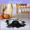 Halloween Pvc Wall Breaking Female Ghost Sticker For Living Room Decor With Selfadhesive Feature