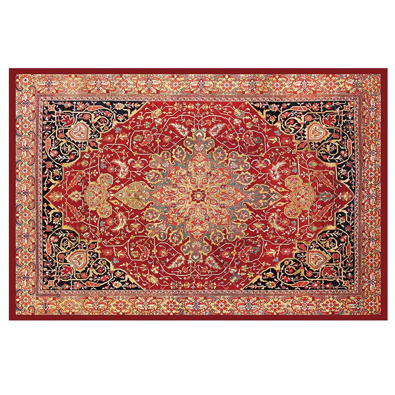 Retro Bohemian Style Carpet Home Large Area Anti Slip Sofa Coffee Table Decoration Carpet