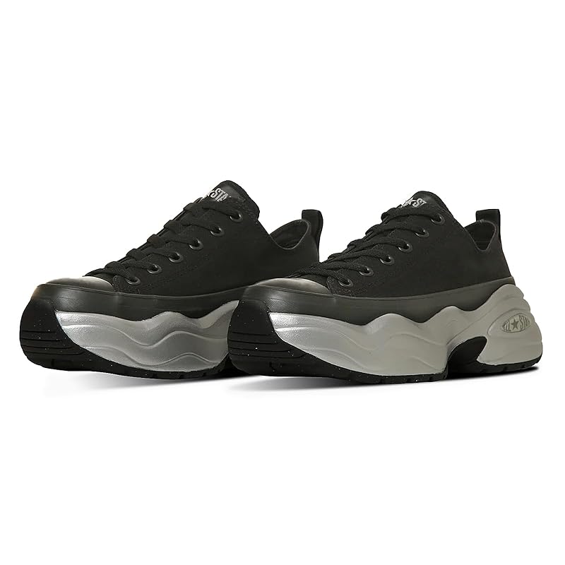 

[Converse] sneakers platform all star surge trainer ALL STAR SURGETRAINER MT OX black/metallic silver 26.5 cm