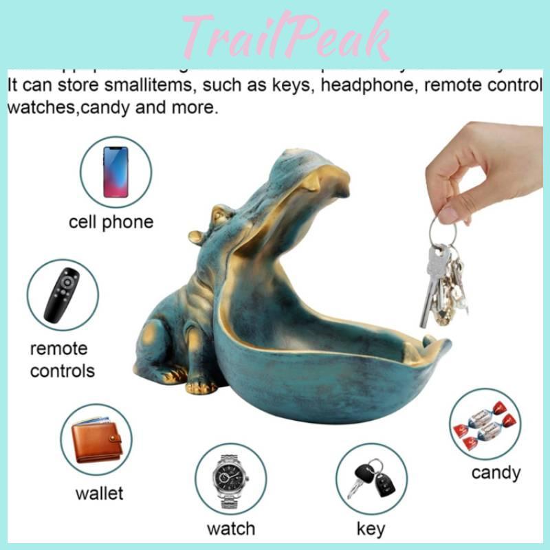 Resin Decorative Figure Key Dish Candy Tray For Gift Giving And Collectors