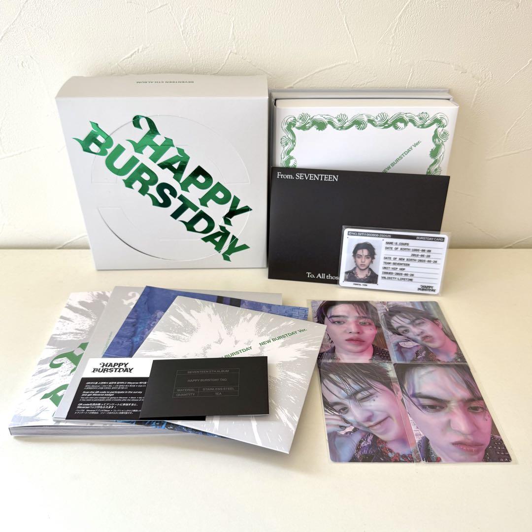 

[USED] Seventeen Happy Burst Day S.Coups Set