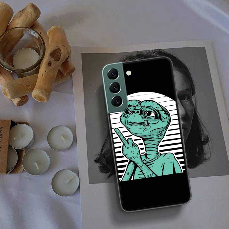 E.T. the Extra-Terrestrial Phone Case For Samsung Galaxy S22 S25 Ultra S21 S10 Plus S26 Edge S20 S23 S24 FE Cover Silicone S