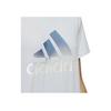 Adidas Logo Print Casual Crew Neck T-Shirt Women Tops Light-Blue IM8887