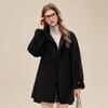 Betu Women's Premium 100% Lamb Wool Winter Coat