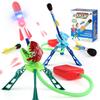 Children'S New Strange Feet On The Skyscraper Rocket Double Launch Flash Flying Skyscraper Casual Sports Toys