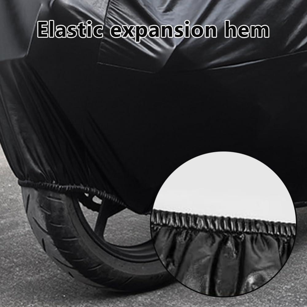 Universal Motorcycle Cover Sunproof Dustproof Waterproof Bike Scooter Electrombile UV Protection Reflective Stripes