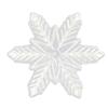 Snowboard Deck Pad Anti-Slip Snowflake Snow Crystal Strong Adhesive (White