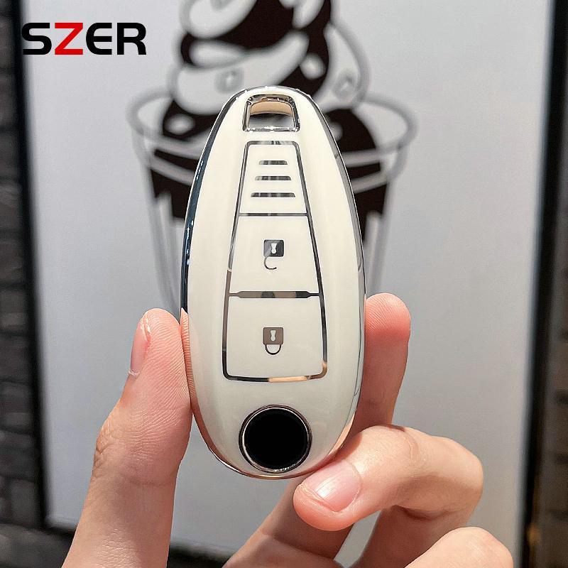 New TPU Car Remote Key Case Cover Shell For Suzuki Baleno Ertiga Ciaz Ignis Kizashi Swift SX4 S-cross Vitars Fob Bag Accessories