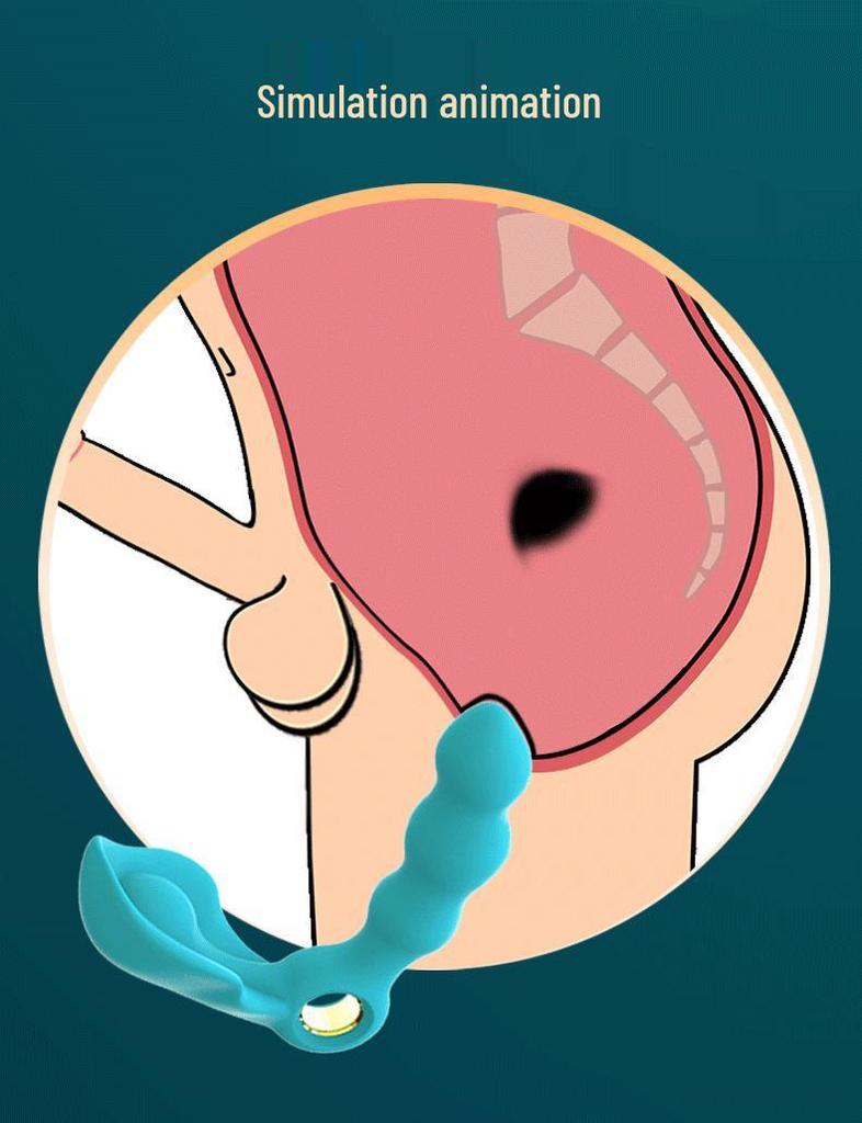 Masaj Vibrator cu Telecomandă pentru Prostata și Anal, Unisex, Model Păstaie de Mazăre