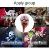Evil Mask Horror Long Tongue Brain Brain Monster Mask Headge