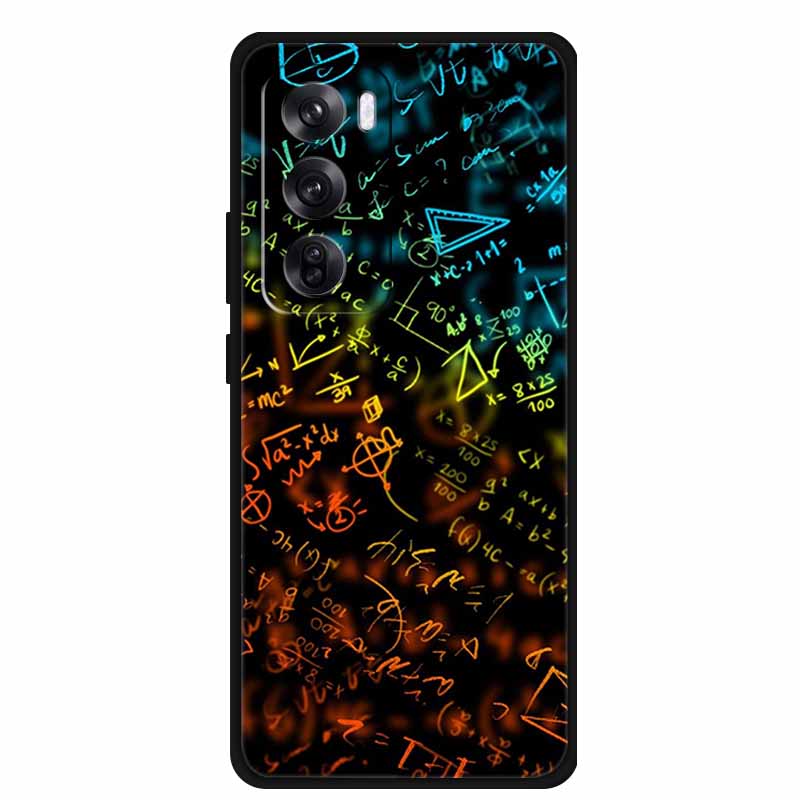 Funda For OPPO Reno 12 / Reno12 Pro Global Case Fashion Printed Soft Silicone Back Cover For Reno12 Pro Cat Phone Case Reno12 5G Oppo Reno12 Pro
