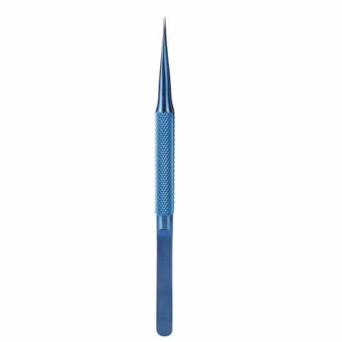 Titanium Precision Tweezers, 14cm Long, 0.15mm Tip, Straight, Tapered Tip Ideal for Working Under a Microscope, for Cell Phone Repair