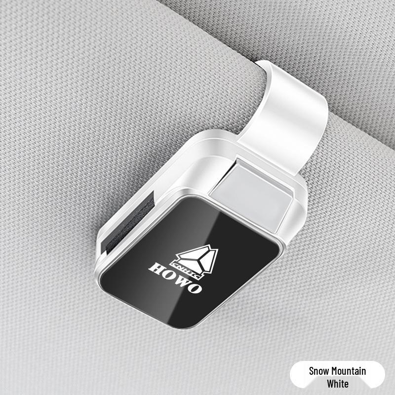 Howo Twee-weg Auto Bril Clip & Zonneklep Opberging TS7