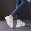 Frühling und Herbst Neue Flache Sohle Lederoberfläche Atmungsaktiv Lässig Port-Stil Studenten Board Schuhe Sommer
