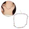 Heart Aesthetic Zircon Necklace Bead Chain Bracelet Clavicle Chain Women Girls Wedding Jewelry Party Birthday Gift