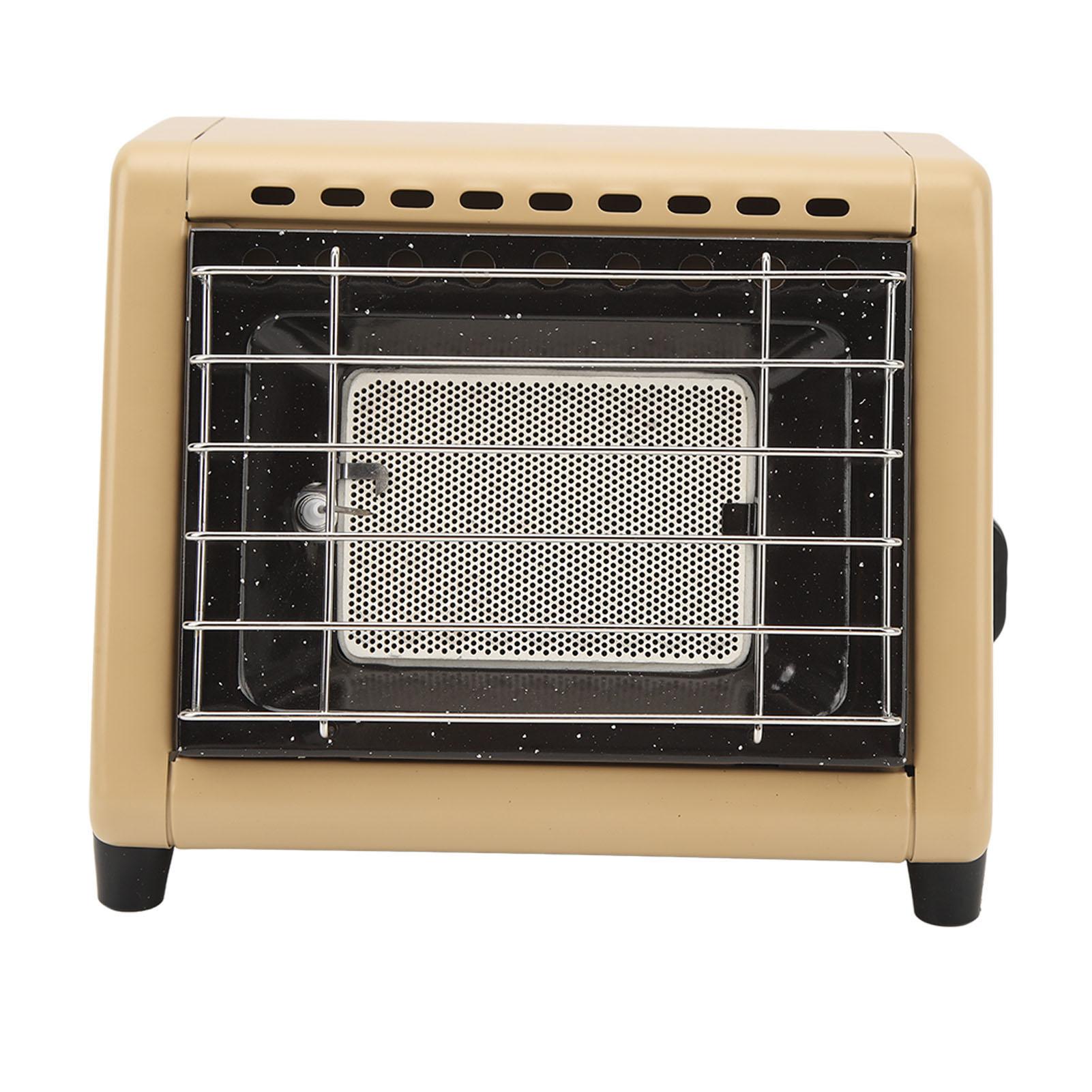 Портативный газовый обогреватель Многофункциональный Электронное зажигание Газовый баллончик Бутановый Газовая плитка-обогреватель для Кемпинга Путешествий на открытом воздухе хаки