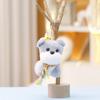 Plush Cute Bee Dog Keychain With Soft Short Fur Ideal Bag Accessories And Gifts