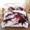 2024 Umineko When They Cry Bettwäscheset Einzelbett Twin Full Queen King Size Bettwäscheset Schlafzimmer für Erwachsene und Kinder Bettbezug-Set Anime Bettlaken