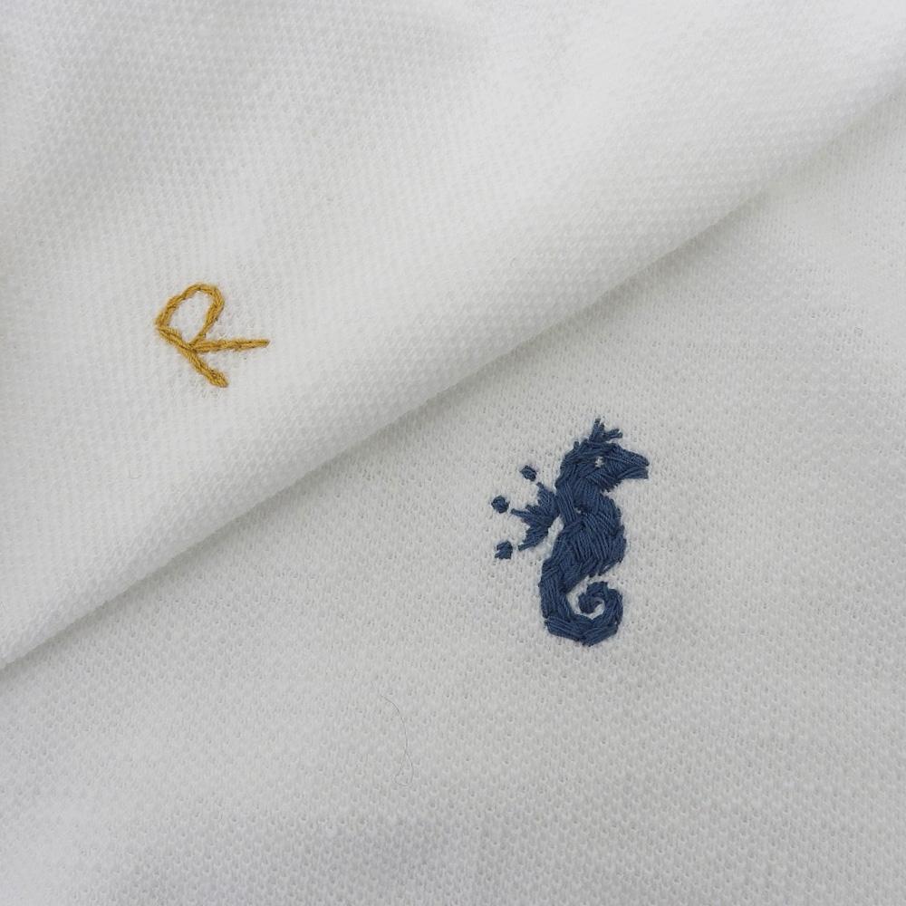 45R Excellent Condition Jinba Canoko 33 Color Horse Polo Shirt, Cotton, Women's, White, 50471381 Tops ― whiteUsed