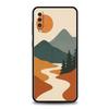Mountain Sunrise Line Case For Samsung A56 A36 A26 A54 A52 A24 A14 A50 A72 A70 A20E A06 A12 A22 A34 A42 A32 A04s A16 5G Cover