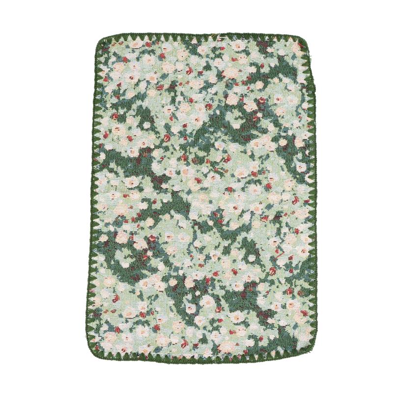 French Oil Painting Style Rectangular Placemat 30Cm*45Cm Living Room Coffee Table Restaurant Desktop Decor Dish Mat