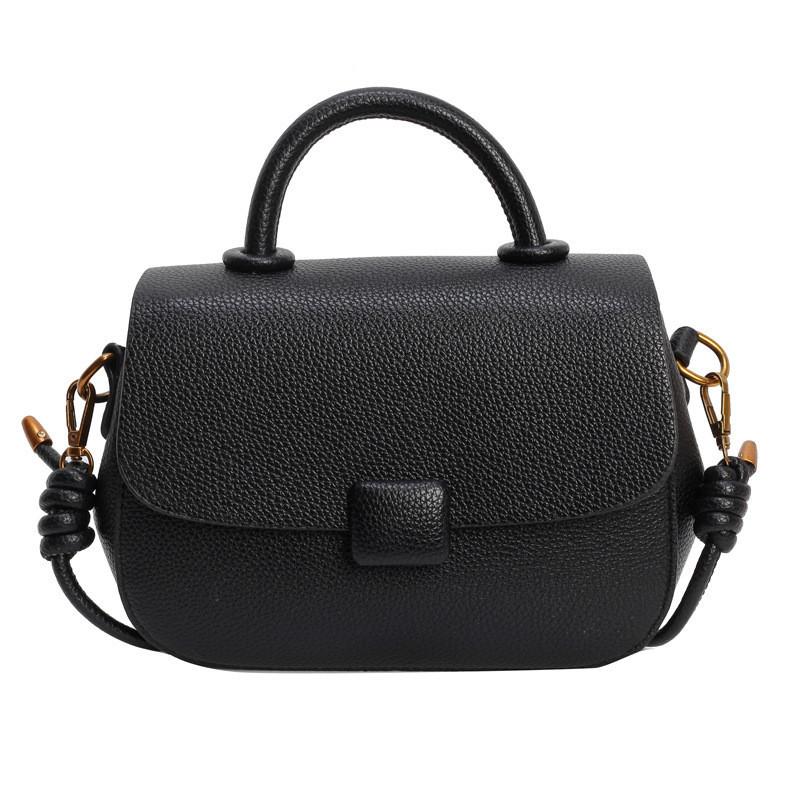 Urban Minimalist Style 2023 Winter Lady Bag Crossbody Bag Retro Small Square Handbag