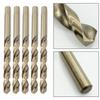 For Demanding Jobs M35 Drill Bits Metal Drill Bits Set Versatile Use 5% Cobalt High Performance Reduces Wandering