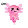 Slow Rising Stress Toy Glittery Salamander Squeeze Soft Rebound Glitter Texture Relief Fidget with Transparent Cute Decompression Gift