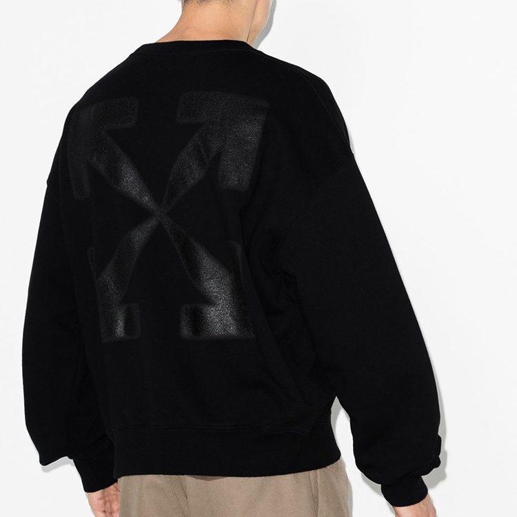 OFF WHITE Mona Lisa Series Sweatshirt Men's Black OMBA035F20FLE0041010