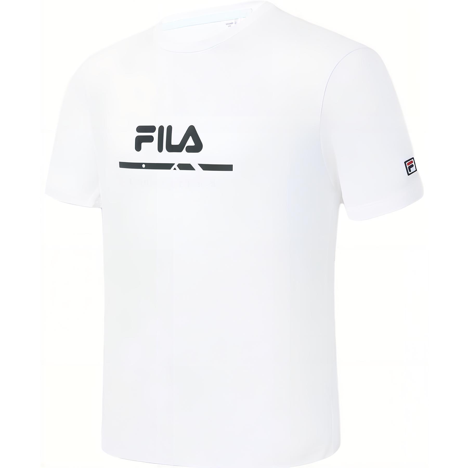 

FILA Fashion Letter Tennis футболка с коротким рукавом мужская белая A11M323118F-WT XL
