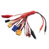 FLY RC 4mm Banana Plug RC LiPo Adapter Lead Cable 10-in-1 Multi-Charger
