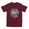 Sdp Band Music Singer 2024 Tour Maglietta Uomo Y2K Tedesca Cotone Magliette Estive Girocollo Harajuku T-Shirt Casual Taglie Forti Top