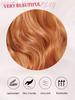 Synthetic Heat-resistant Halloween Orange Bangs Wig 20 Inch Long Wavy Curly Hair For Women (Daily , Daily Party ,Cosplay) Use