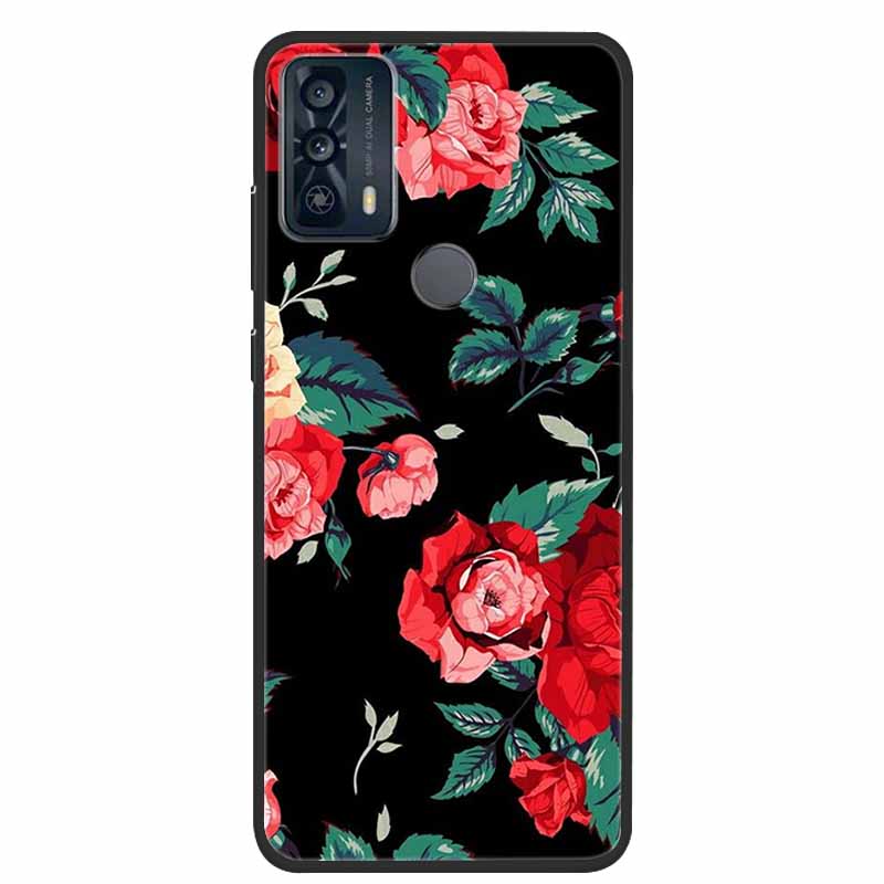 For TCL 20Y 20E Case Luxury Soft Silicone TPU Back Cover For TCL 20Y 20B Phone Cases TCL20Y 20 Y TCL20E Cute 6125F Funda Cartoon