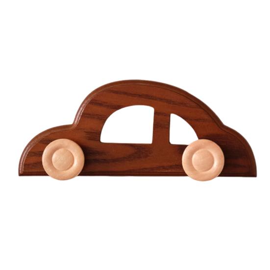 

Деревянный крючок для одежды Прихожая Форма машины Вешалка для шляп Декоративная настенная вешалка для одежды Шляп Сумок Ключей Декор детской комнаты C