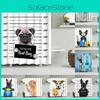 Durable And Waterproof Shower Curtain For Pet Bathing And Grooming
