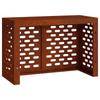 Air Conditioner Cover Rust Colored 90 x 40 x 60 cm Weatherproof Steel