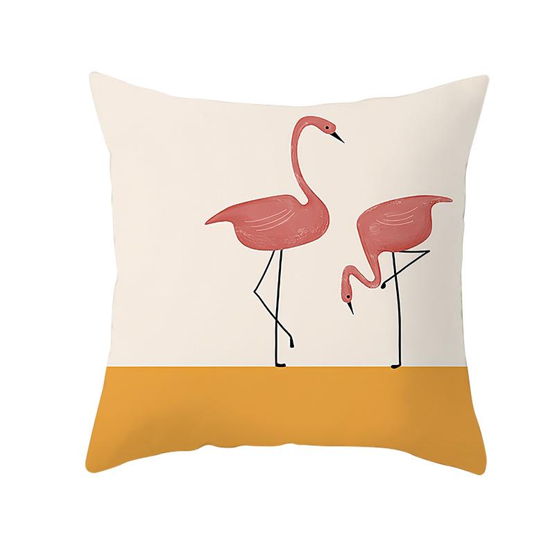 Nordic, Fresh and Cute Cartoon Pillowcase, Home Sofa, Car Bedside, Office Cushion Cover