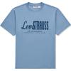 Levis Comfortable Pullover Short Sleeve Versatile T-Shirt Men Tops Blue 001AJ-0002
