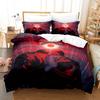 Three-Piece 3D Digital Printing Quilt Cover Pillowcase Bedding