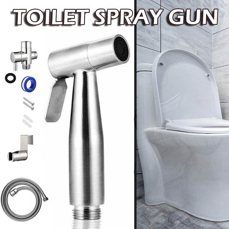 

PDTO Ручной распылитель для биде из нержавеющей стали, полный набор для биде для ванной комнаты