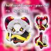 Game The Freak Circus Pierrot Cosplay Doll Plush Stuffed Cotton Figure Dolls Soft Plushies Carnival Accessories Halloween Props
