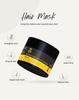 ALEZA Brazilian Blowout Plastia Mask Daily Care for Long-Lasting Smoothness & Ultimate Shine, Deep Repair Formula (HAIR MARK) 350ml