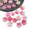 50Pcs Torus 19Mm Acrylic Flower Beads Petals Charm Connectors Diy Earrings Hair Jewelry Making Resin Acessories