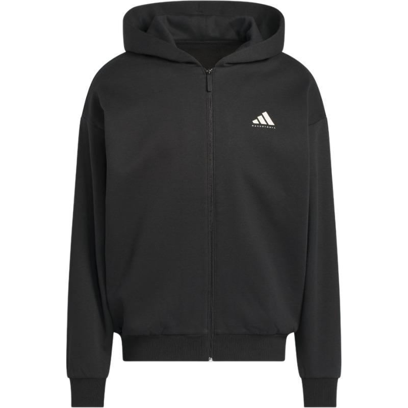 adidas Basketball Full-Zip Hoodie Black KB3064