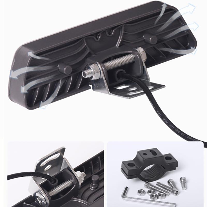 12 V LED-tuliriba auto töötuli valge prožektor udu udu esituli 24 V lamp 4X4 ofroad Drl veoauto traktoripaadi jaoks