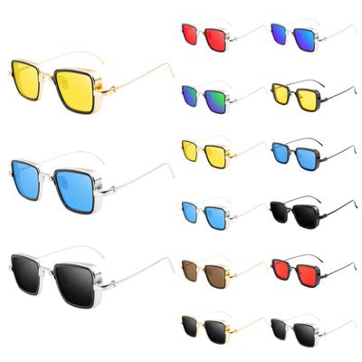Sunglasses Retro Thick Rim Metal Square Frame Fashion Sunglasses