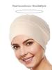 Ramadan Solid Color Women Muslim Hijab Caps Wrap Head Soft Elastic Turban Bonnet Chemo Cap Headdress Wearable