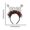 1/2 Stück 2026 Neujahrs-Stirnband Kinder Erwachsene Glitzer Haarschmuck Lustige Brillen Foto-Requisiten Weihnachtsdekoration Geschenke